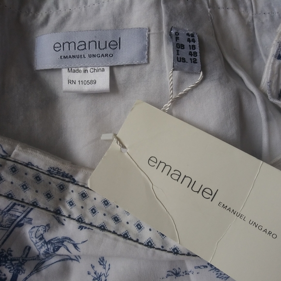 Emanuel Ungaro Skirt Size 12 - Picture 3 of 6